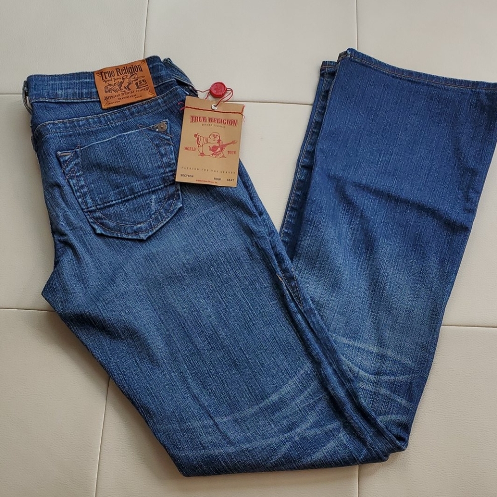 NWT True Religion Tony Pony Express Slim Jean
